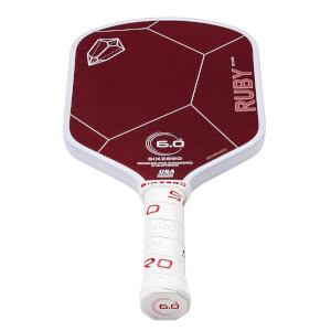 Six Zero Ruby 14mm Aramid Fiber Pickleball Paddle: Image #444219
