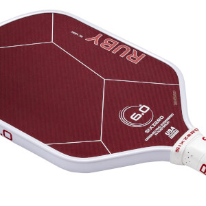 Six Zero Ruby 14mm Aramid Fiber Pickleball Paddle: Image #444220
