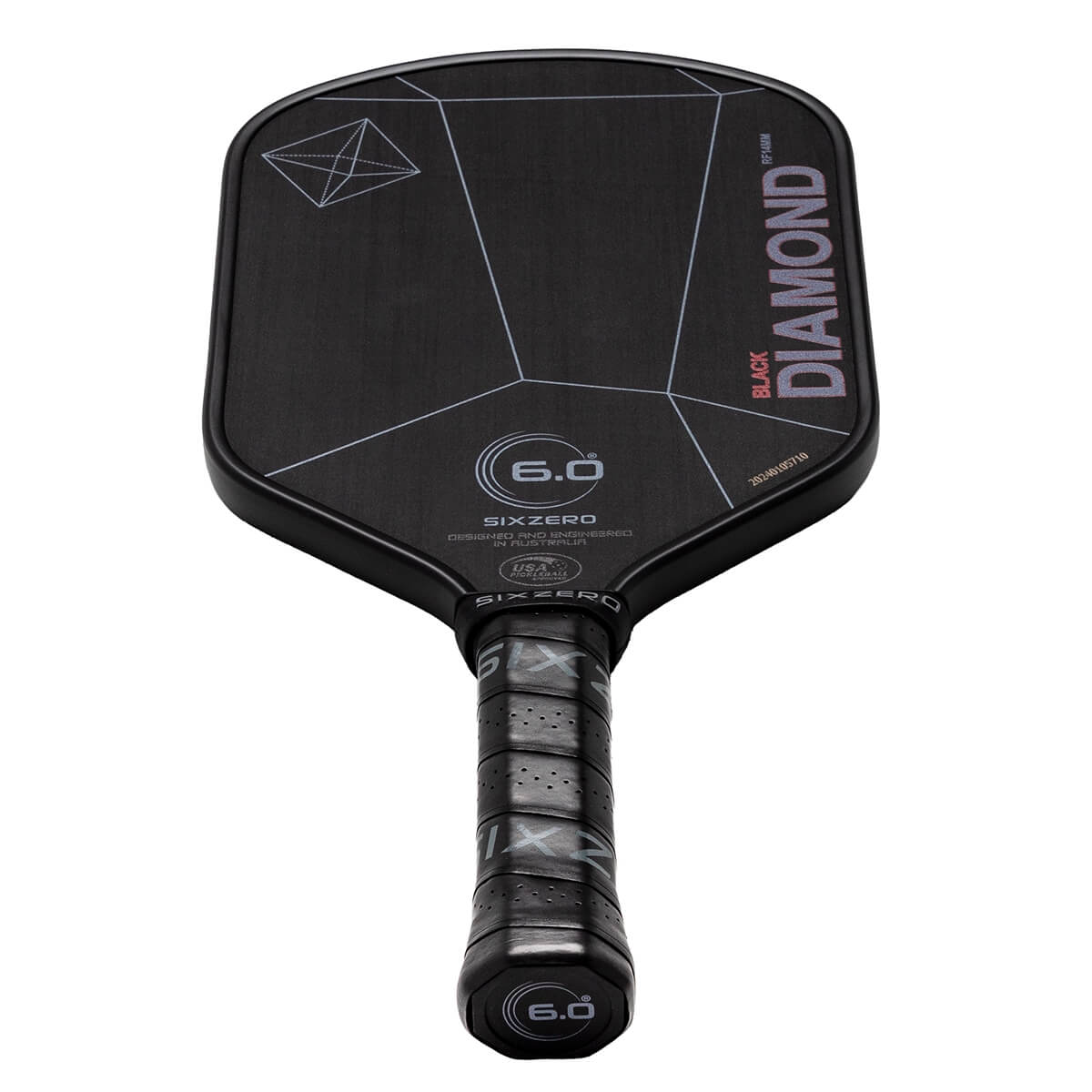 Six Zero Black Diamond Power 14mm Composite Pickleball Paddle: Image #444225
