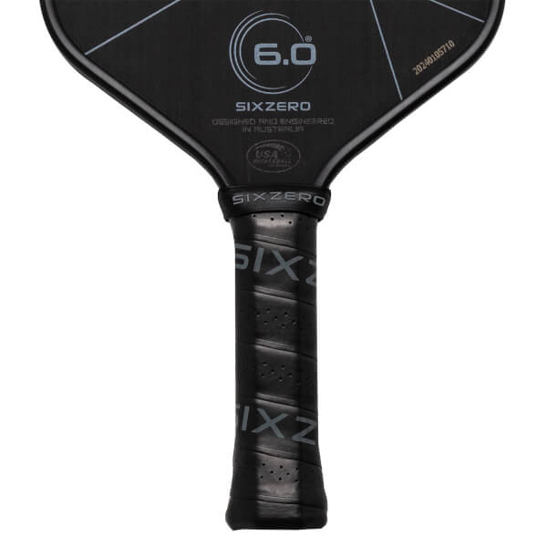 ピックルボール パドル 6.0 Six Zero Black JMV Pro Six Zero Double Black Diamond Control 14mm | Pickleball Central