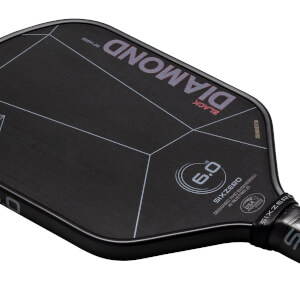 Six Zero Black Diamond Power 14mm Composite Pickleball Paddle: Image #444226