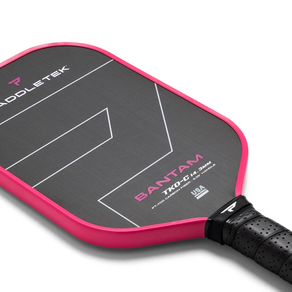 Paddletek Bantam TKO-C 14.3mm Carbon Fiber Pickleball Paddle: Image #451468
