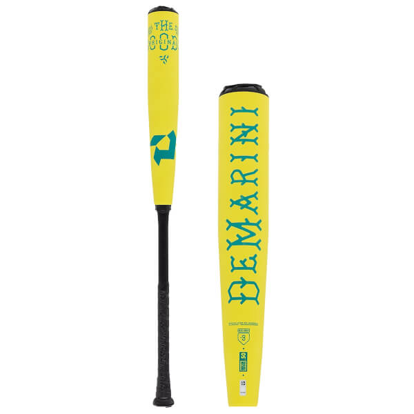 2025 DeMarini The Goods Shock Factor Yellow BBCOR Baseball Bat: WBD2563010: Image #450931