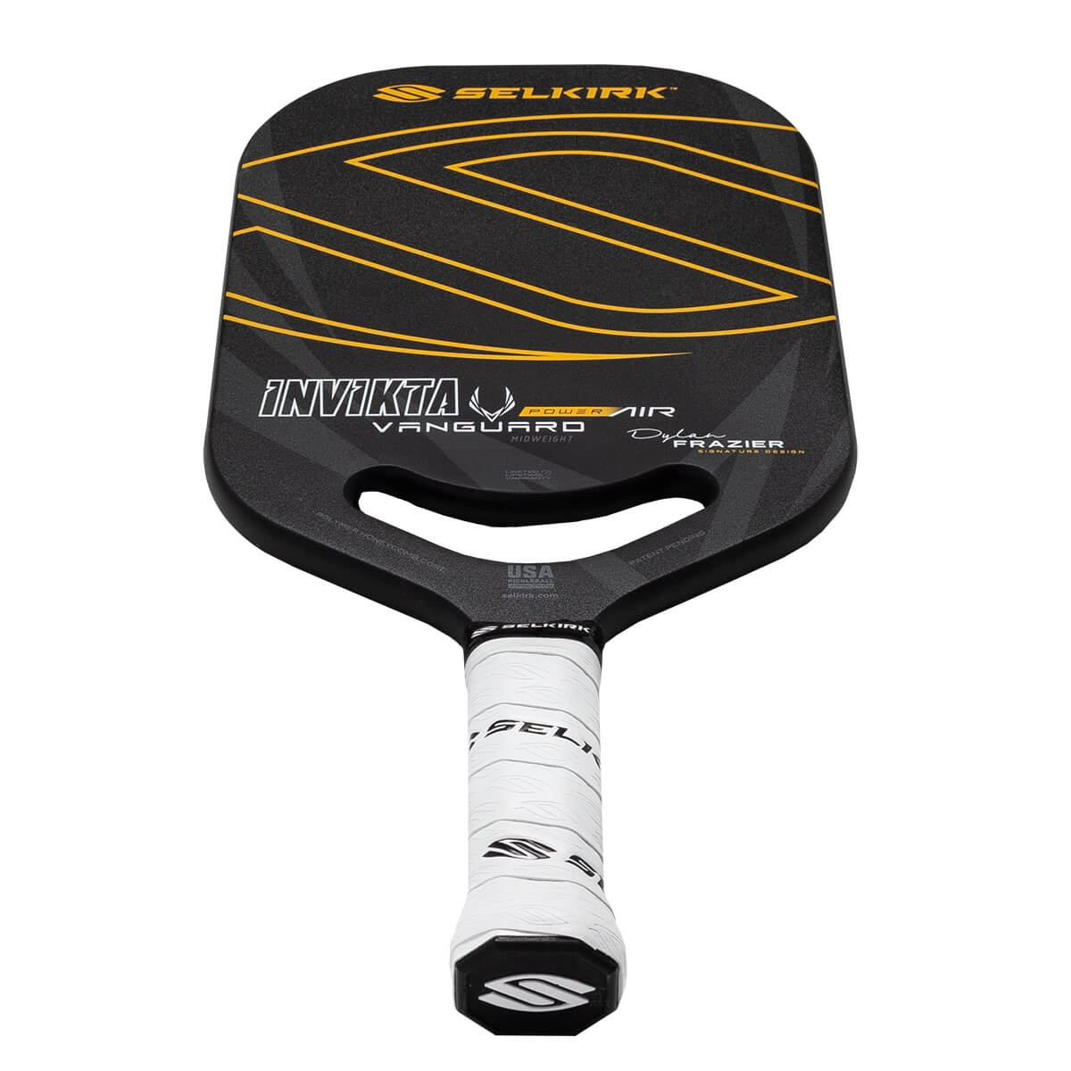Selkirk Dylan Frazier VANGUARD Power Air Invikta Carbon Fiber Pickleball Paddle: Image #451241