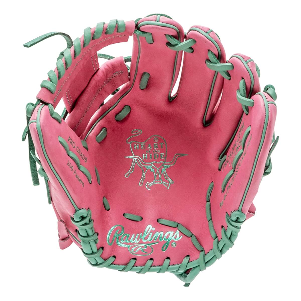 Rawlings Heart of the Hide Vibrant Series 11.5" Baseball Glove: PROR204-2PPM: Image #451037