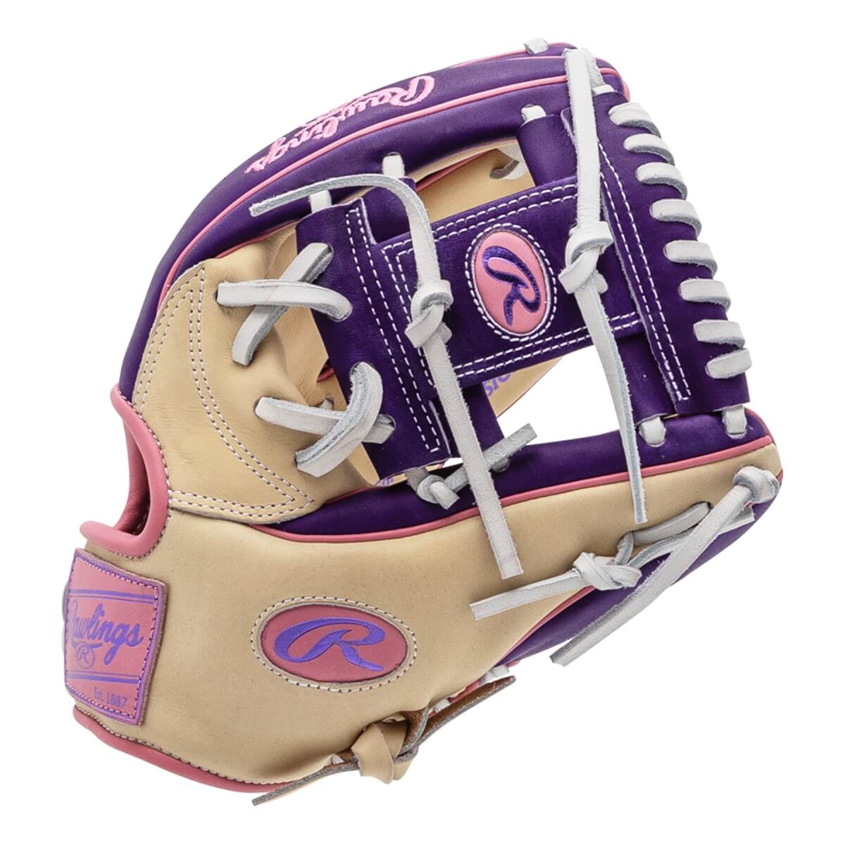 Rawlings Heart of the Hide Vibrant Series 11.5" Baseball Glove: PROR934-2CPUP: Image #451000