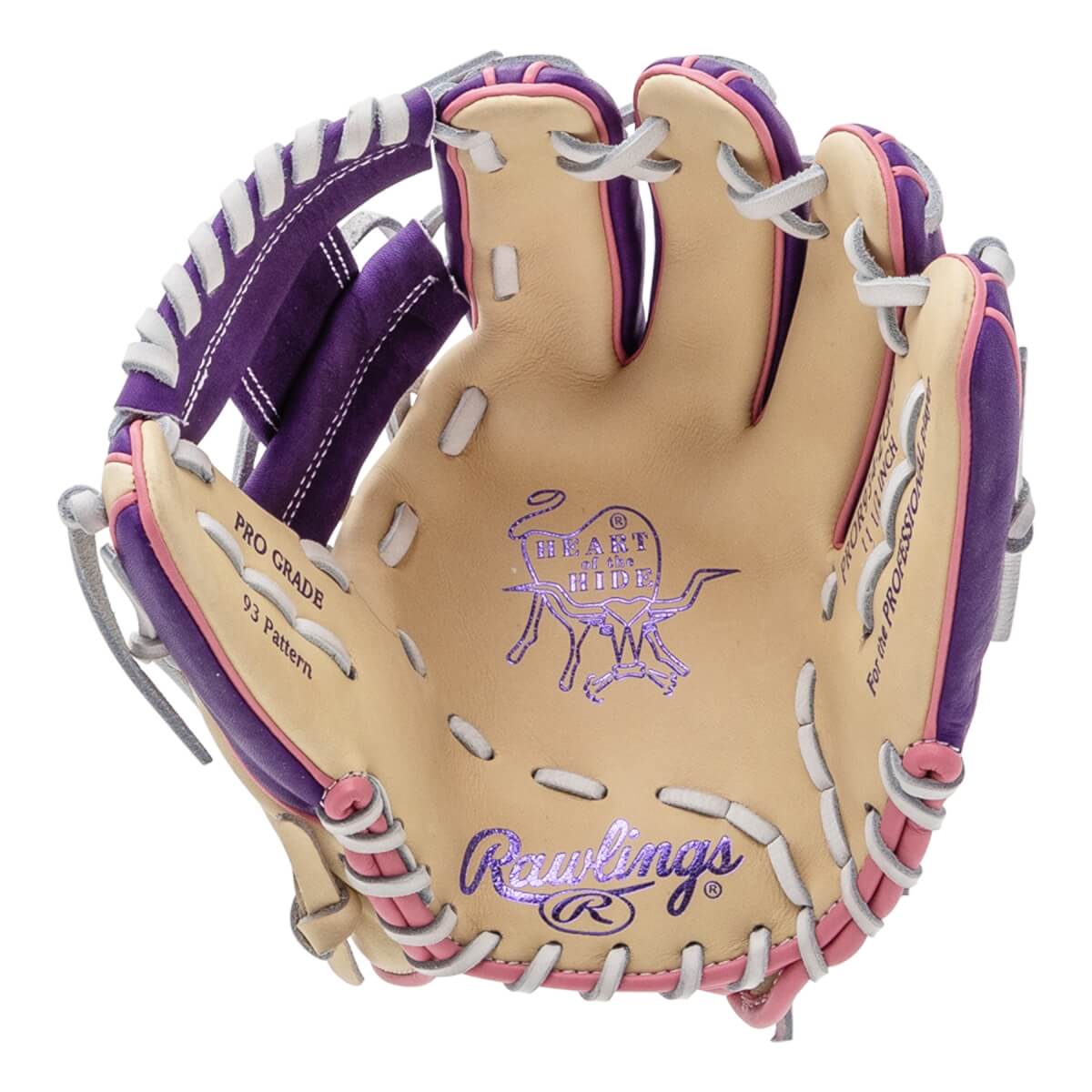 Rawlings Heart of the Hide Vibrant Series 11.5" Baseball Glove: PROR934-2CPUP: Image #450998