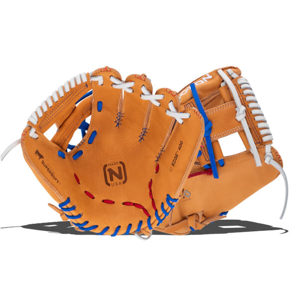 Nokona S1 All American 11.5" Youth Baseball Glove: S1EP400ITNPOP: Image #453695