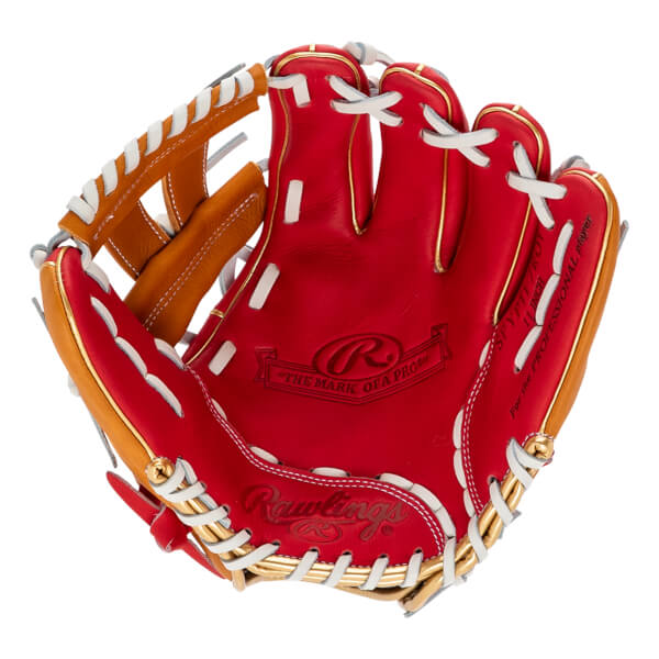 美品　Rawlings THE GOLD GLOVE TEAMクリーム/レッド 美品 Rawlings THE GOLD GLOVE TEAMクリーム/レッド