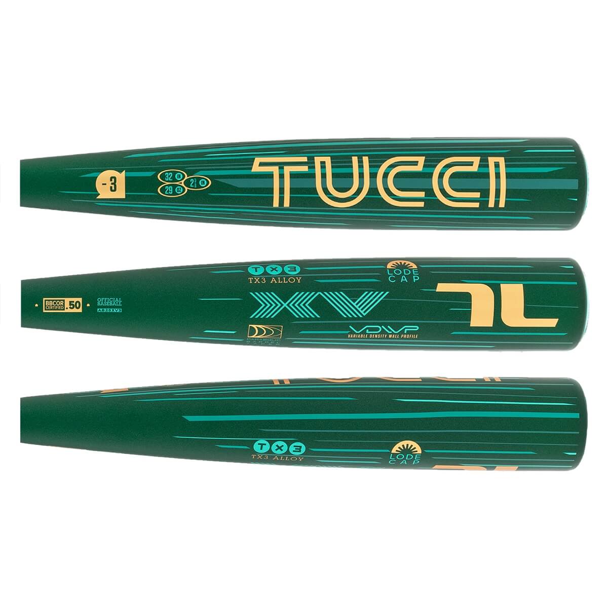 Tucci XV BBCOR Baseball Bat: BBTXV3: Image #455410