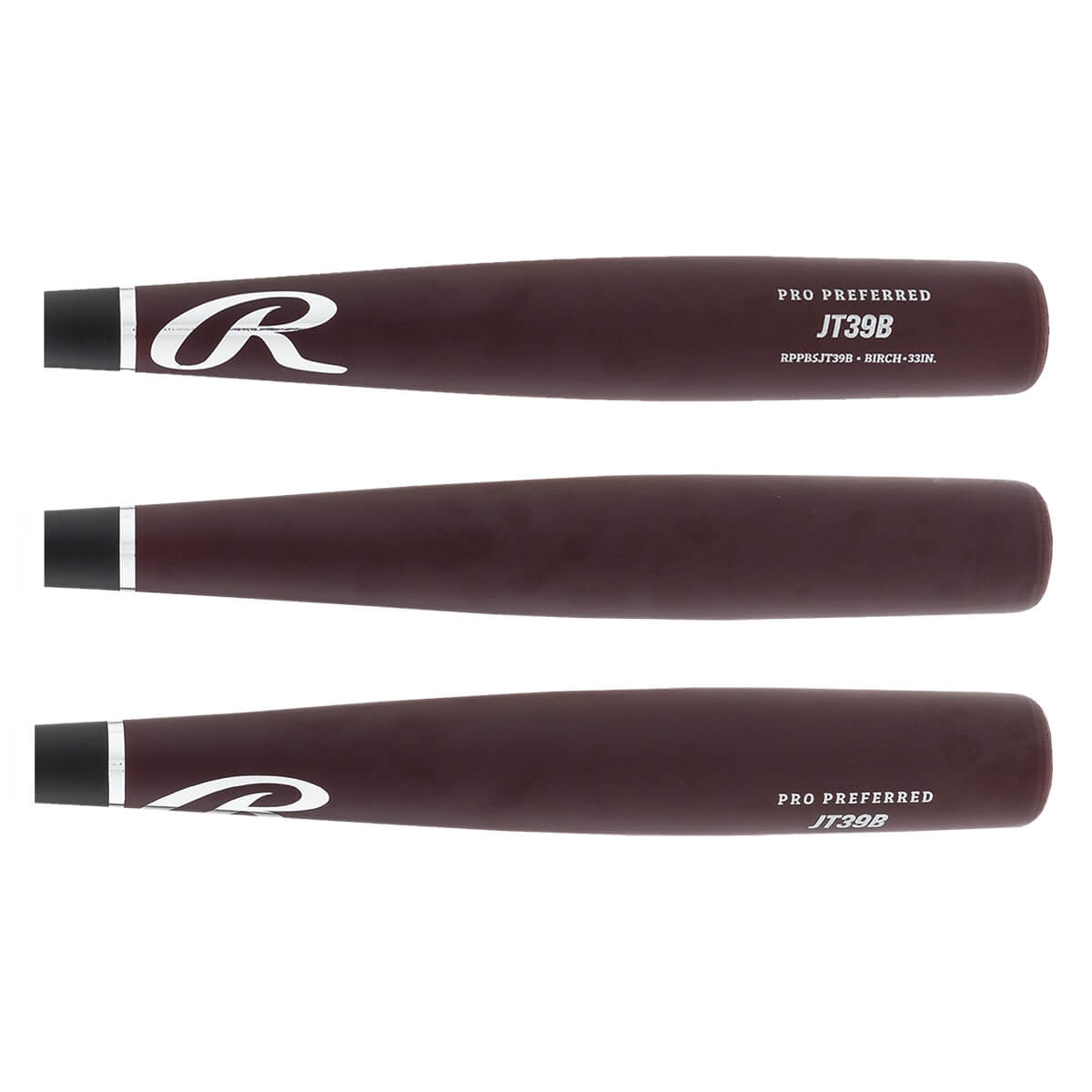 Rawlings Pro Preferred JT39 Torpedo Birch Wood Baseball Bat: RPPB5JT39B: Image #455420
