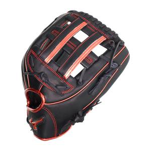 Mizuno MVP Prime SE 13'' Slow Pitch Softball Glove: GMVP1300PSES8 Black/Red: Image #389593