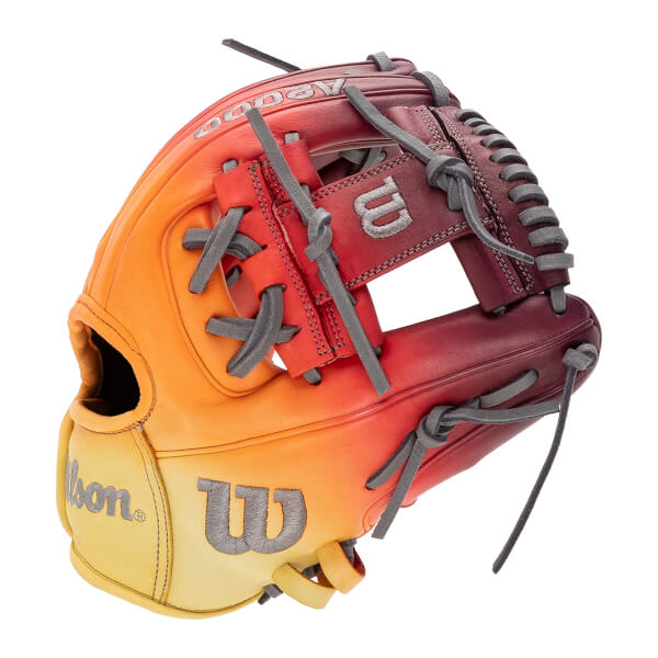 Wilson A2000 DP15 Dip Dyed Sunrise Baseball Glove: WBW100795115DD: Image #456873