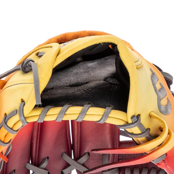Wilson A2000 DP15 Dip Dyed Sunrise Baseball Glove: WBW100795115DD: Image #456878