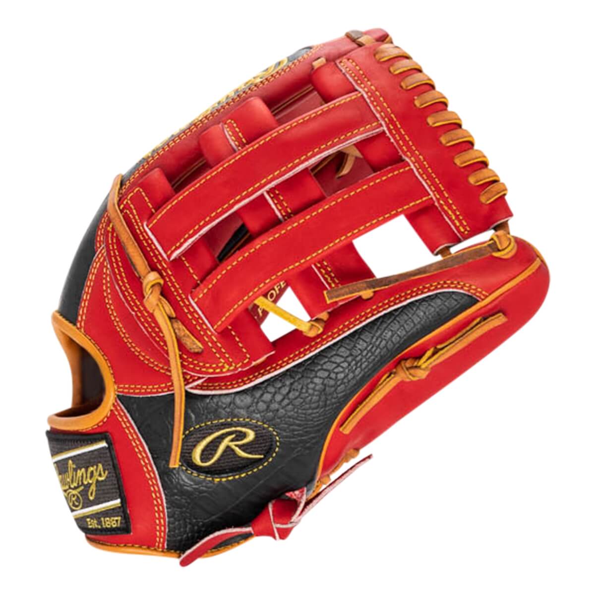 Rawlings Heart of the Hide ColorSync 7.0 Croc Skin 12.75" Baseball Glove: PRO3039-6SC: Image #430966