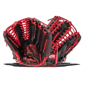 Rawlings Pro Preferred 軟式グローブ 黒/オレンジ Pro Preferred Black | JustBallGloves.com