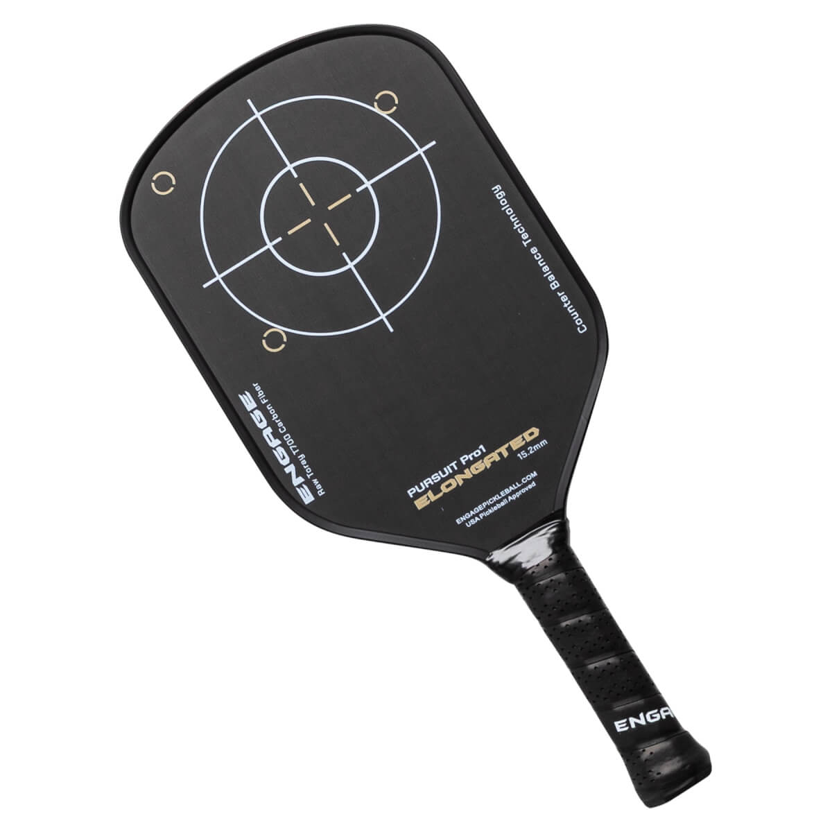 Engage Pursuit Pro1 Elongated 15.2 Carbon Fiber Pickleball Paddle: Image #460560