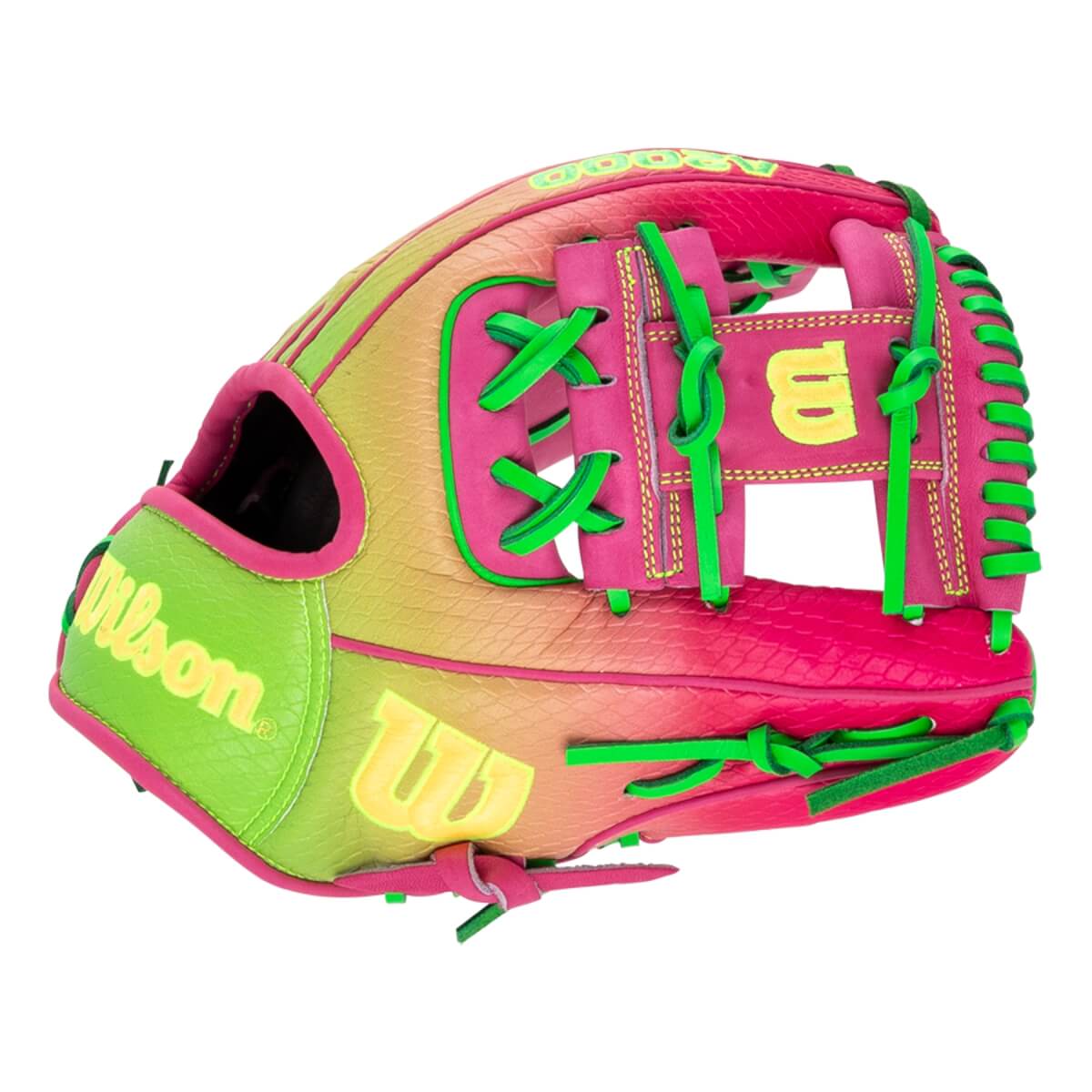 Wilson A2000 1786 Omaha Cherry Limeade 11.5" Baseball Glove: WBW104080115: Image #462110