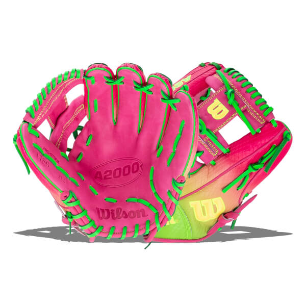 Wilson A2000 1786 Omaha Cherry Limeade 11.5" Baseball Glove: WBW104080115: Image #462108