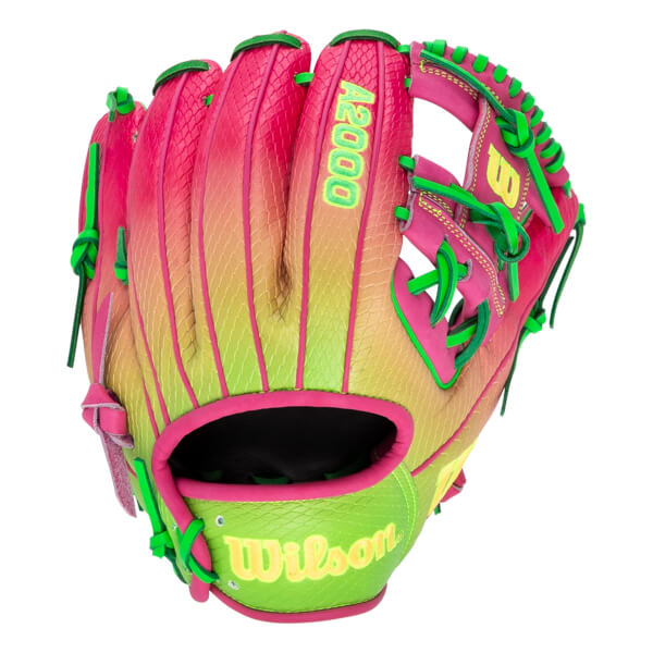 Wilson A2000 1786 Omaha Cherry Limeade 11.5" Baseball Glove: WBW104080115: Image #462113
