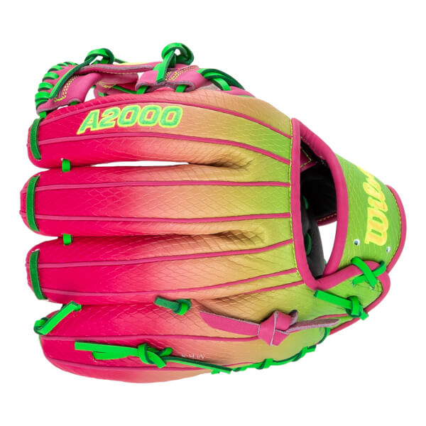 Wilson A2000 1786 Omaha Cherry Limeade 11.5" Baseball Glove: WBW104080115: Image #462111