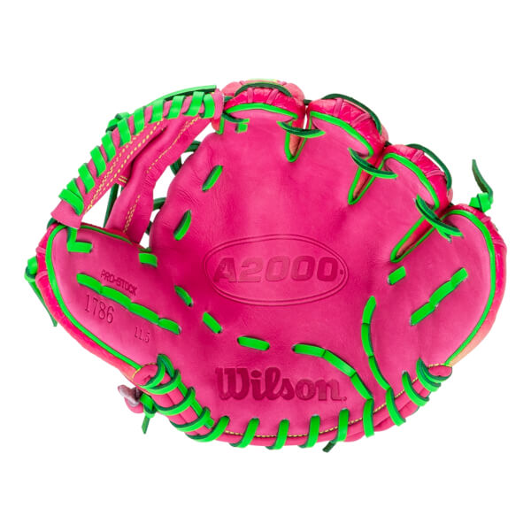 Wilson A2000 1786 Omaha Cherry Limeade 11.5" Baseball Glove: WBW104080115: Image #462112