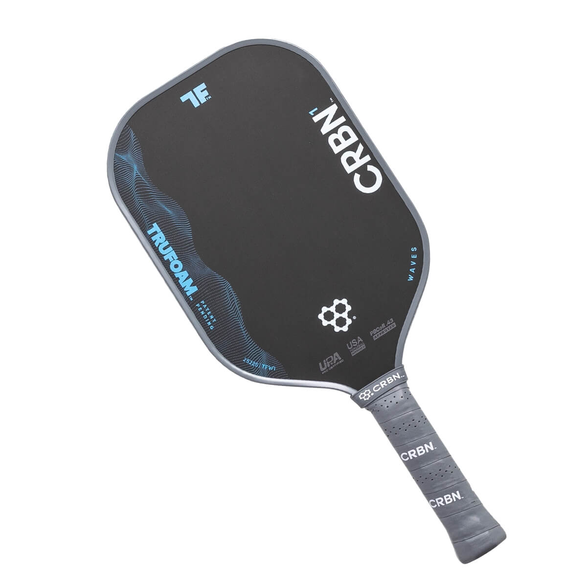 CRBN¹ TruFoam Waves Carbon Fiber Pickleball Paddle: Image #462454