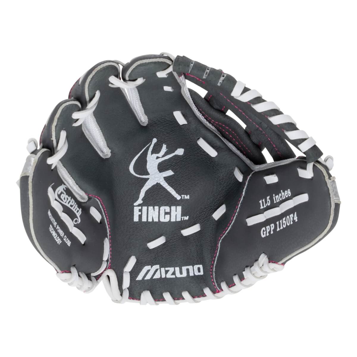 Mizuno Prospect Finch 11.5" Youth Fastpitch Softball Glove: GPP1150F4: Image #463660