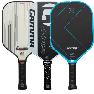 A selection of popular paddles available in our Pick Your Pack 3-Pack Dink.