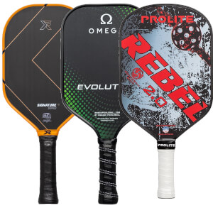 A selection of popular paddles available in our Pick Your Pack 3-Pack Dink.