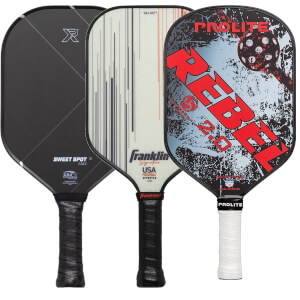 A selection of popular paddles available in our Pick Your Pack 3-Pack Dink.