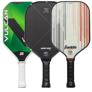 A selection of popular paddles available in our Pick Your Pack 3-Pack Dink.