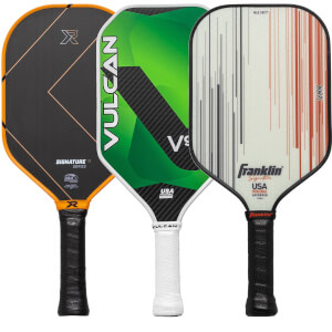 A selection of popular paddles available in our Pick Your Pack 3-Pack Dink.