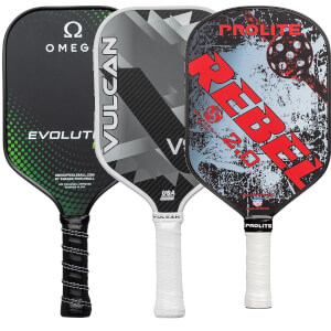 A selection of popular paddles available in our Pick Your Pack 3-Pack Dink.