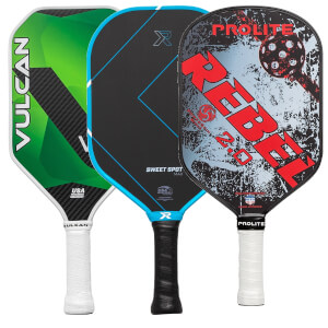 A selection of popular paddles available in our Pick Your Pack 3-Pack Dink.