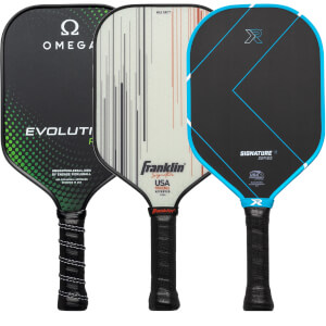 A selection of popular paddles available in our Pick Your Pack 3-Pack Dink.