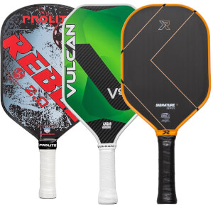 A selection of popular paddles available in our Pick Your Pack 3-Pack Dink.