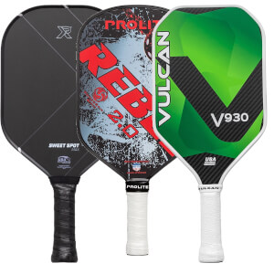 A selection of popular paddles available in our Pick Your Pack 3-Pack Dink.