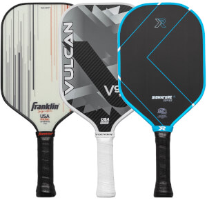 A selection of popular paddles available in our Pick Your Pack 3-Pack Dink.
