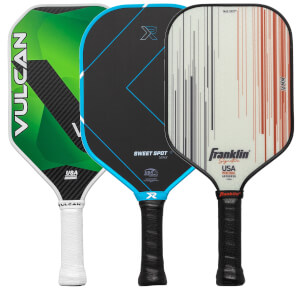 A selection of popular paddles available in our Pick Your Pack 3-Pack Dink.