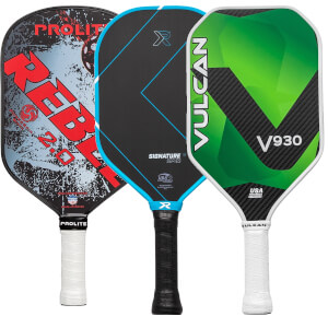 A selection of popular paddles available in our Pick Your Pack 3-Pack Dink.