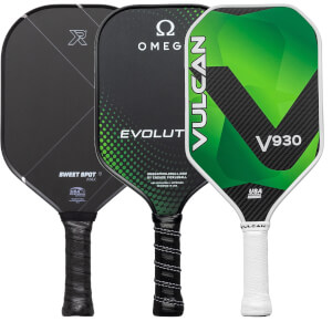 A selection of popular paddles available in our Pick Your Pack 3-Pack Dink.