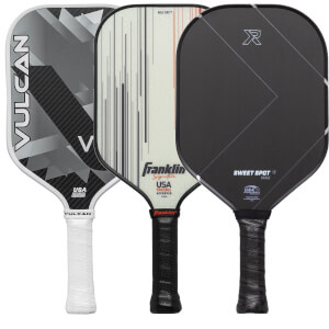 A selection of popular paddles available in our Pick Your Pack 3-Pack Dink.