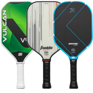 A selection of popular paddles available in our Pick Your Pack 3-Pack Dink.