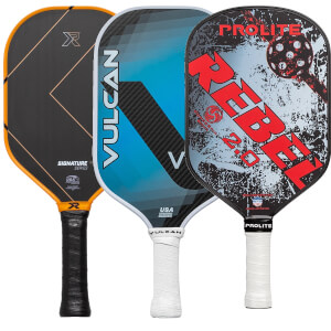 A selection of popular paddles available in our Pick Your Pack 3-Pack Dink.
