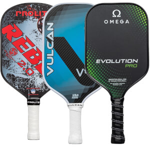 A selection of popular paddles available in our Pick Your Pack 3-Pack Dink.