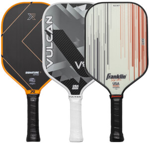 A selection of popular paddles available in our Pick Your Pack 3-Pack Dink.