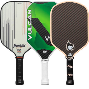 A selection of popular paddles available in our Pick Your Pack 3-Pack Dink.