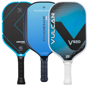 A selection of popular paddles available in our Pick Your Pack 3-Pack Dink.