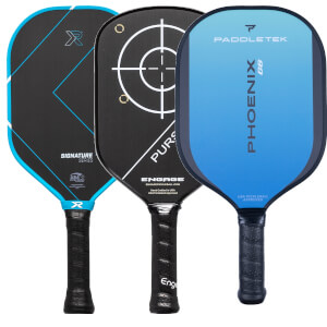 A selection of popular paddles available in our Pick Your Pack 3-Pack Dink.